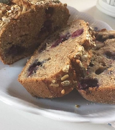 Vegan banana bread, leggero e a basso ig