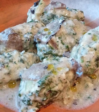 Gnudi al tartufo scorzone di castell'azzara