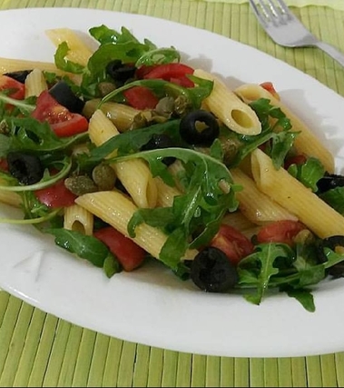 Pasta rucola e pachino