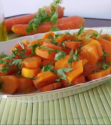 Carote trifolate al prezzemolo