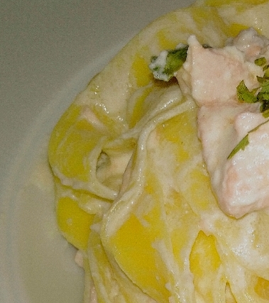 Tagliatelle panna, salmone…e dragoncello