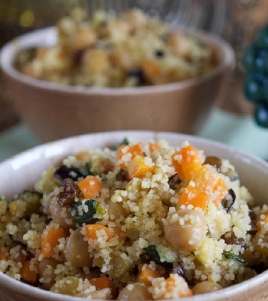 Cous cous di mais con verdurine