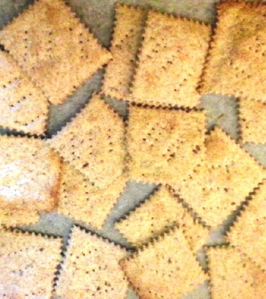 Crackers integrali con mix di semini