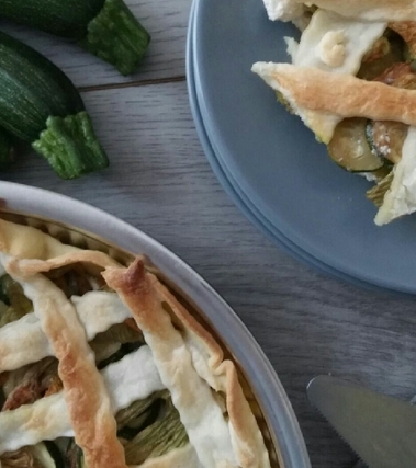 Crostata di zucchine e ricotta