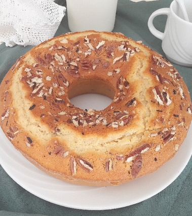 Ciambellone alle noci pecan