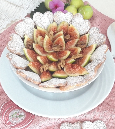 Crostata di fichi e noci