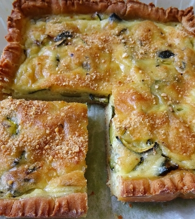 Quiche di zucchine senza glutine