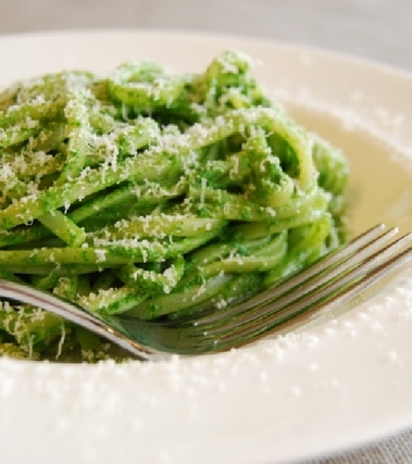 Pasta al pesto di rucola