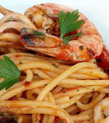Spaghetti al profumo di mare