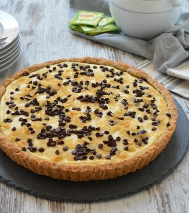 Crostata all'anice con crema di ricotta
