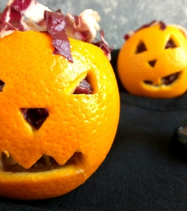 Jack o'salad nell'arancia