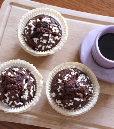 Muffin al doppio cioccolato