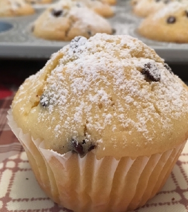 Muffins con gocce di cioccolato
