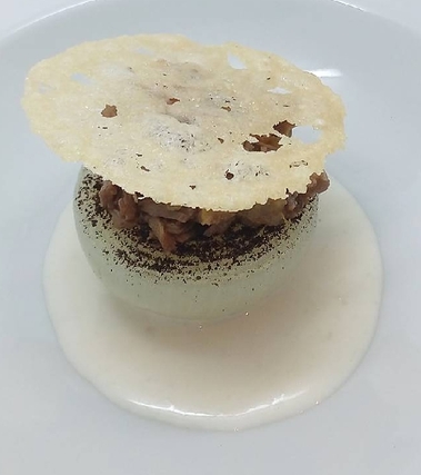 Stracotto di chianina, cipolla, parmigiano