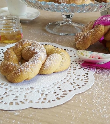 Ciambelline al caffè con miele e maus