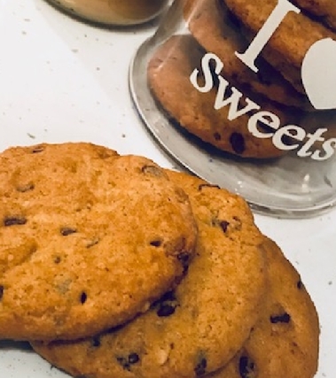Cookies al burro di arachidi e cioccolato fondente
