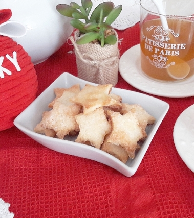 Stelline di natale senza uova