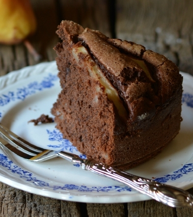Torta pere e cioccolato