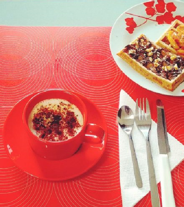 Waffles alla cannella