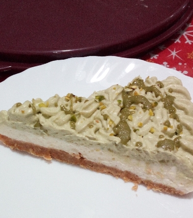 Cheesecake pistacchio cioccolato bianco