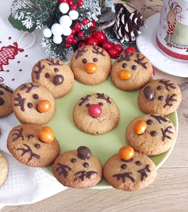 Biscotti renne di natale