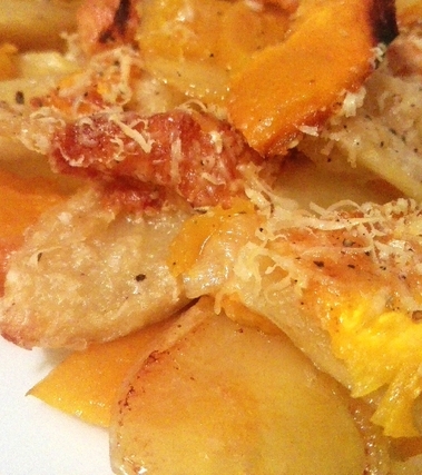 Pasticcio di zucca e patate