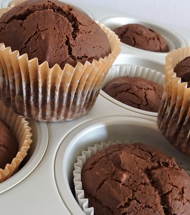 Muffin vegano al cioccolato