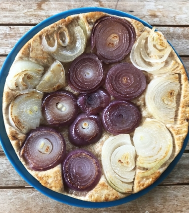 Tarta tatin integrale di cipolle