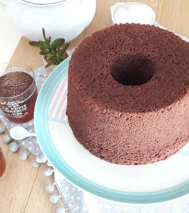 Chiffon cake al cacao