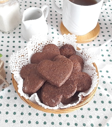 Biscotti frollini al cacao