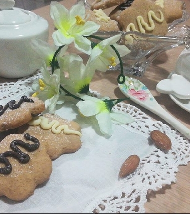 Biscotti al latte di mandorla e caffè