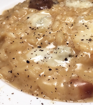 Risotto porcini e gorgonzola