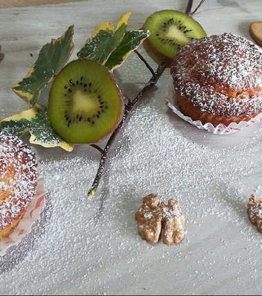 Pan di kiwi alle noci