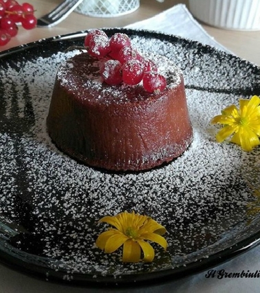 Tortino fondente di amaranto