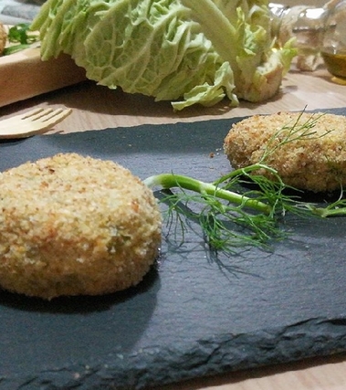 Crocchette di verza e fagioli cannellini