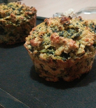 Muffin salati ai fiocchi di avena