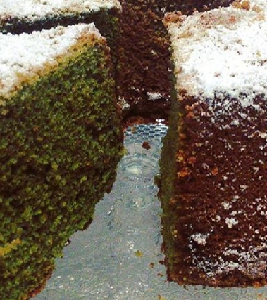 Chiffon cake al tè matcha