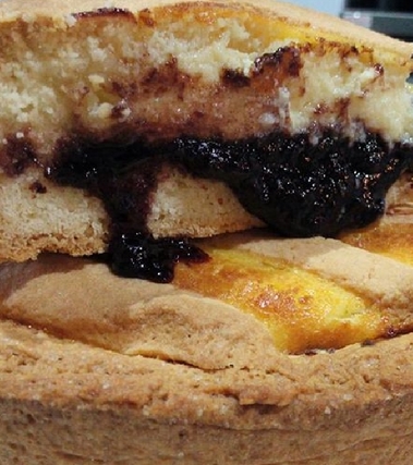 Crostata ricotta e visciole