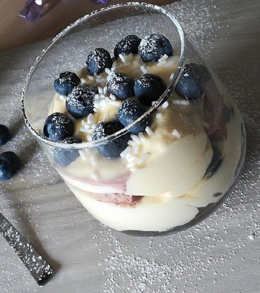 Tiramisù ai mirtilli