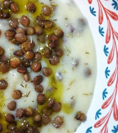 Vellutata di cavolfiore e lenticchie