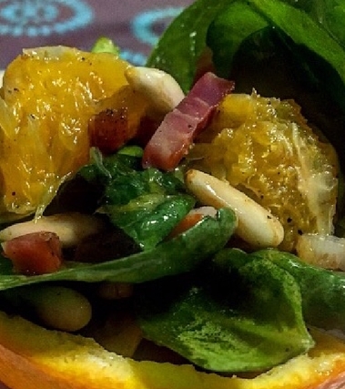 Coppette di arance al brandy