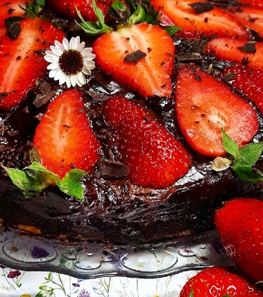 Torta matta cioccofragolona