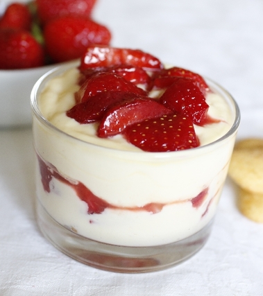 Tiramisù light alle fragole