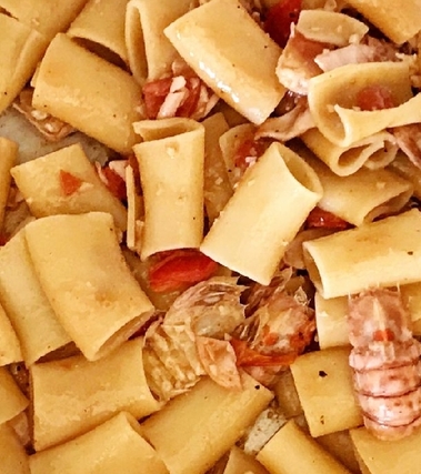 Paccheri di mare irene
