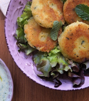 Polpettine di patate al fresco di menta