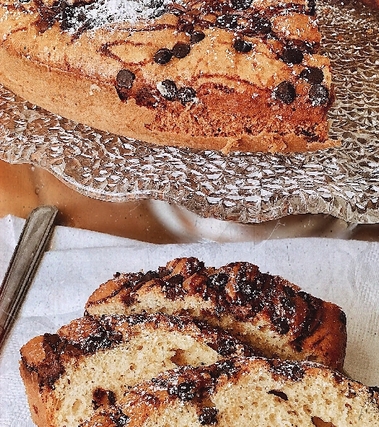 Ciambellone con gocce di cioccolato