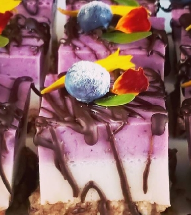 Vegan dessert glutenfree arcobaleno