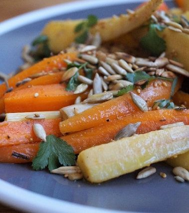 Sautée di radici speziate