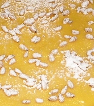 Crostata con crema di limone e pinoli bimby