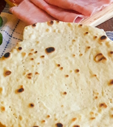 Piadina senza strutto
